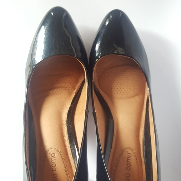 Corso Como black patent leather platform heels - Picture 7 of 8
